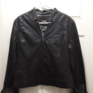 DANIER WOME'S SPENCER  LEATHER  BOMBER LEATHER JACKET ( NEW )